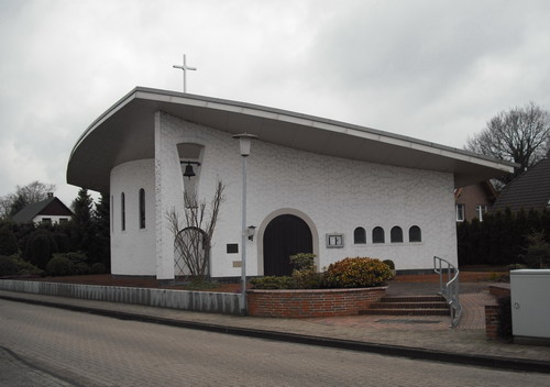 Die katholische Kirche in Jaderberg aus Sden
