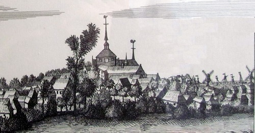 Bockwindmhlen in Varel um 1650