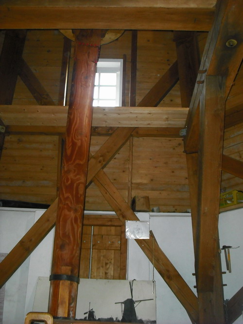 Windm�hle in Rhaude, Innenansichten.