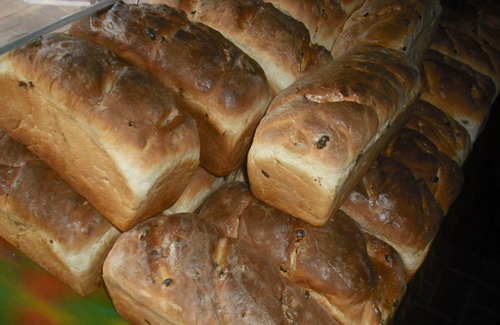 Rosinenstuten. Tag der Windm�hlen in der Windm�hle in Rhaude.