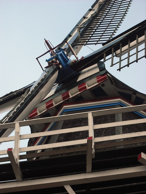 Galerie und M�hlenkappe der Dijkstra molen